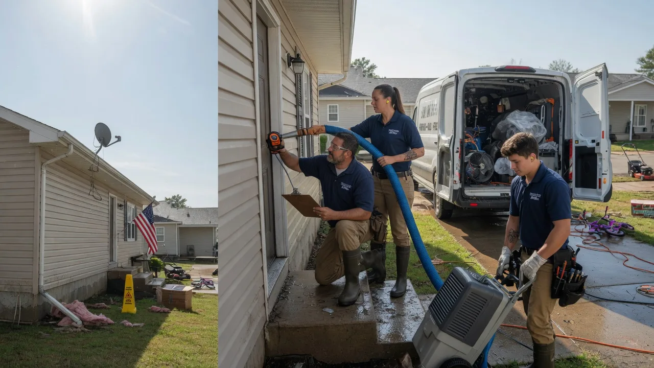 Ceiling Water Damage Restoration in Oakland, ME near me